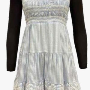 Striped Smocked Tiered Sundress (Sample)